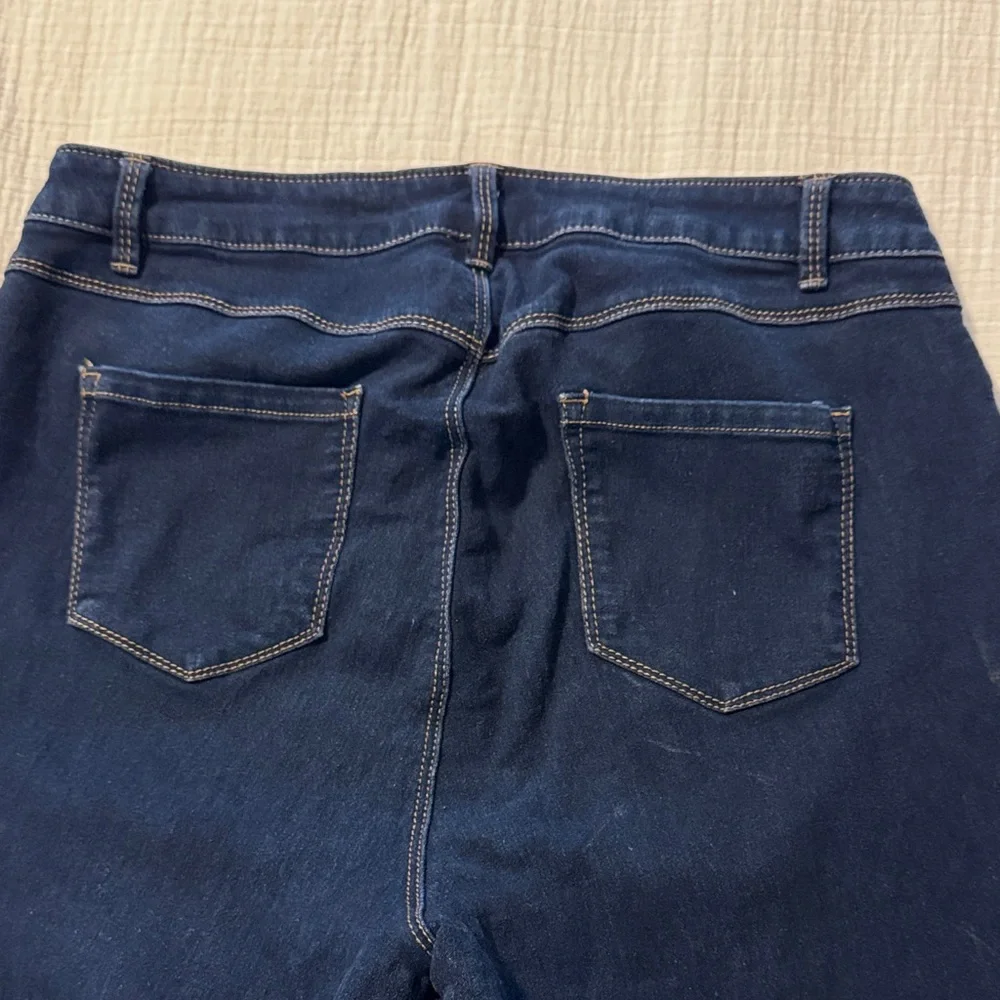 d. jeans Women's Dark Blue Straight Leg Jeans - Picture 5 of 5